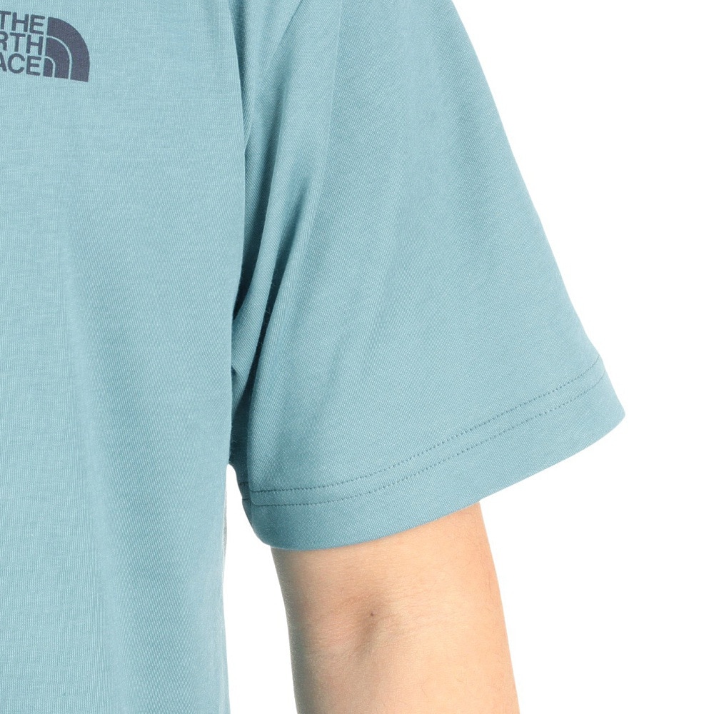 ザ・ノース・フェイス（THE NORTH FACE）（メンズ）速乾 バックプリント 半袖Tシャツ TNF SQAR LOGO スクエアロゴ Tシャツ NT32334X FW サックス