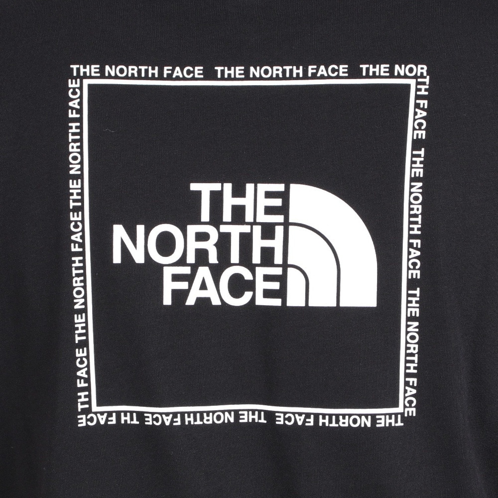 ザ・ノース・フェイス（THE NORTH FACE）（メンズ）速乾 バックプリント 半袖Tシャツ TNF SQAR LOGO スクエアロゴ Tシャツ NT32334X 黒 ブラック