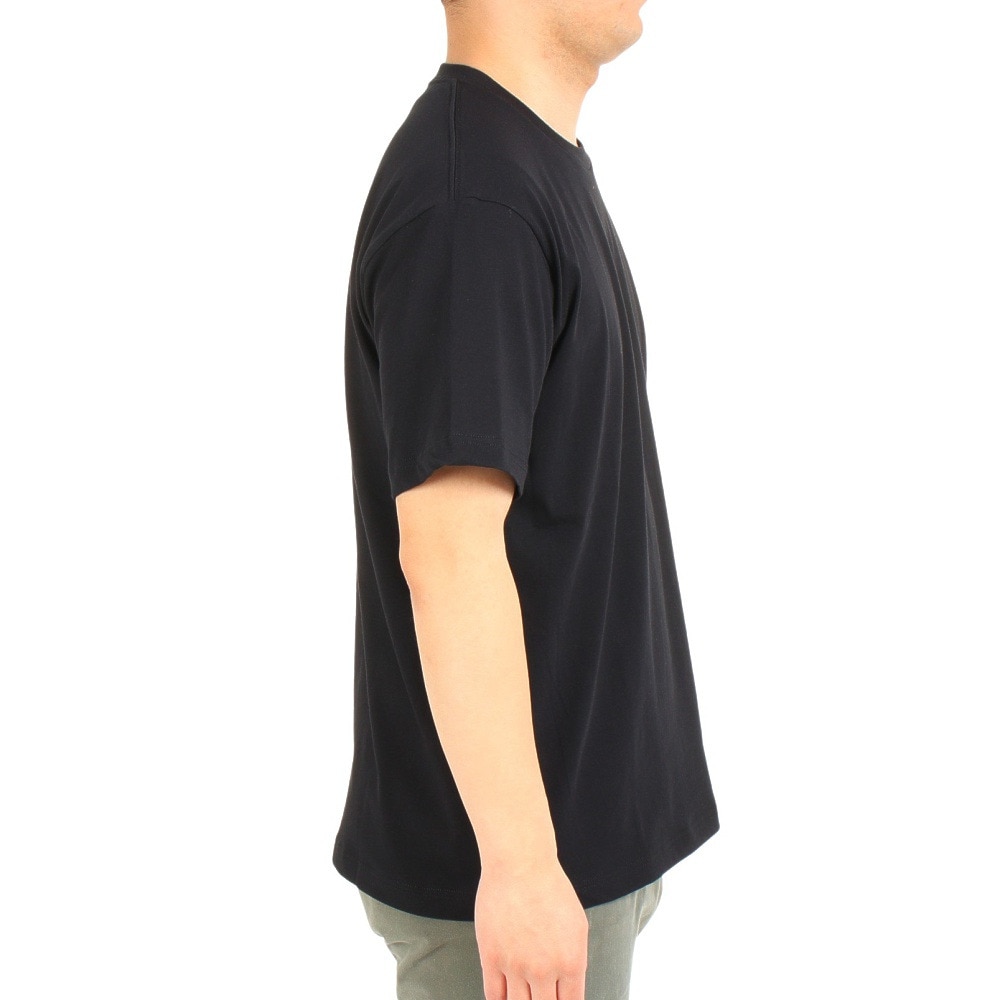 ザ・ノース・フェイス（THE NORTH FACE）（メンズ）速乾 バックプリント 半袖Tシャツ TNF SQAR LOGO スクエアロゴ Tシャツ NT32334X 黒 ブラック