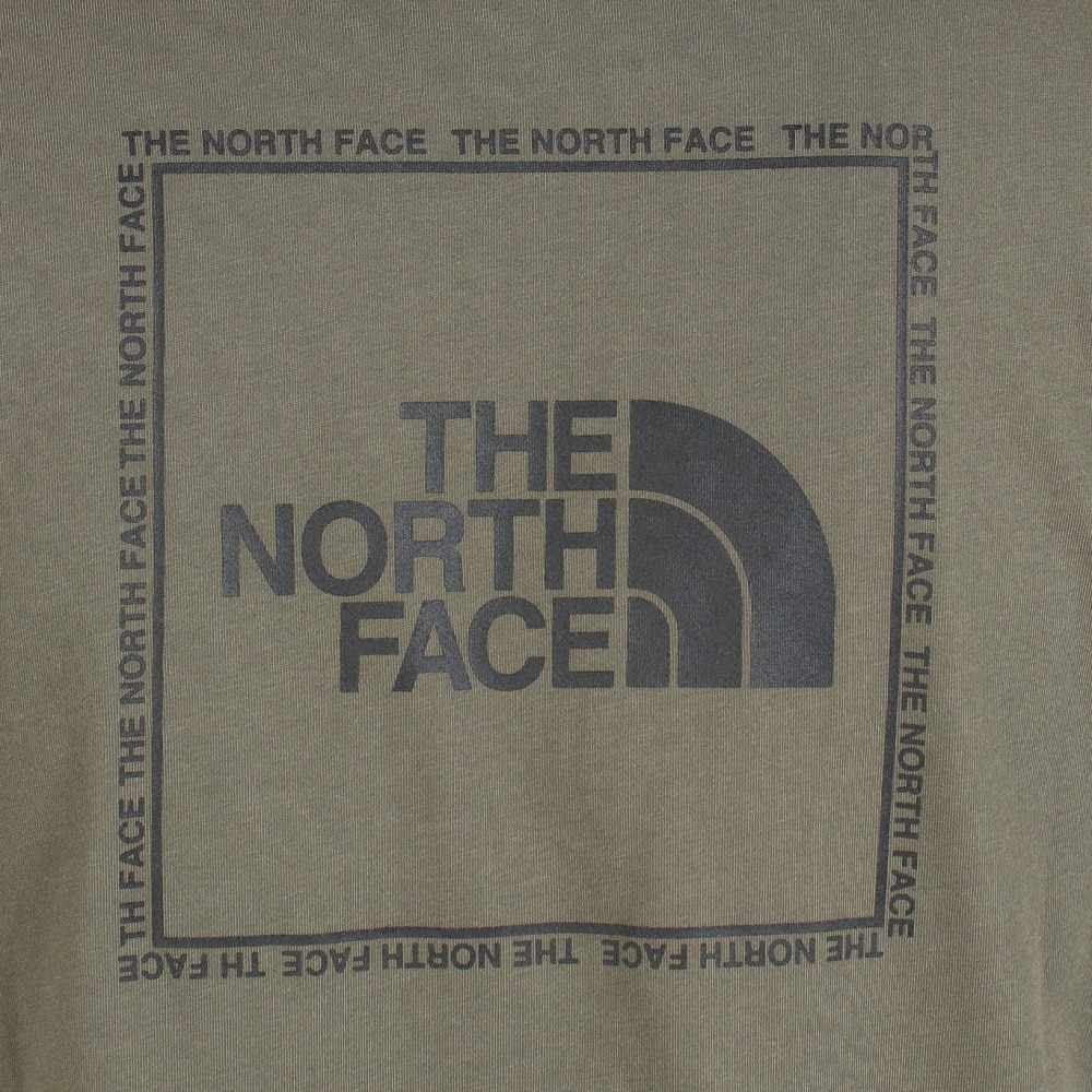 ザ・ノース・フェイス（THE NORTH FACE）（メンズ）速乾 バックプリント 半袖Tシャツ TNF SQAR LOGO スクエアロゴ Tシャツ NT32334X NT オリーブ