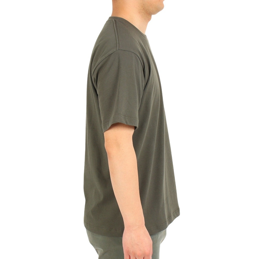 ザ・ノース・フェイス（THE NORTH FACE）（メンズ）速乾 バックプリント 半袖Tシャツ TNF SQAR LOGO スクエアロゴ Tシャツ NT32334X NT オリーブ