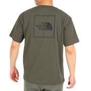 ノースフェイス（THE NORTH FACE）（メンズ）半袖Tシャツ TNF SQAR ロゴTシャツ NT32334X NT オリーブ SS S M L LL 3L