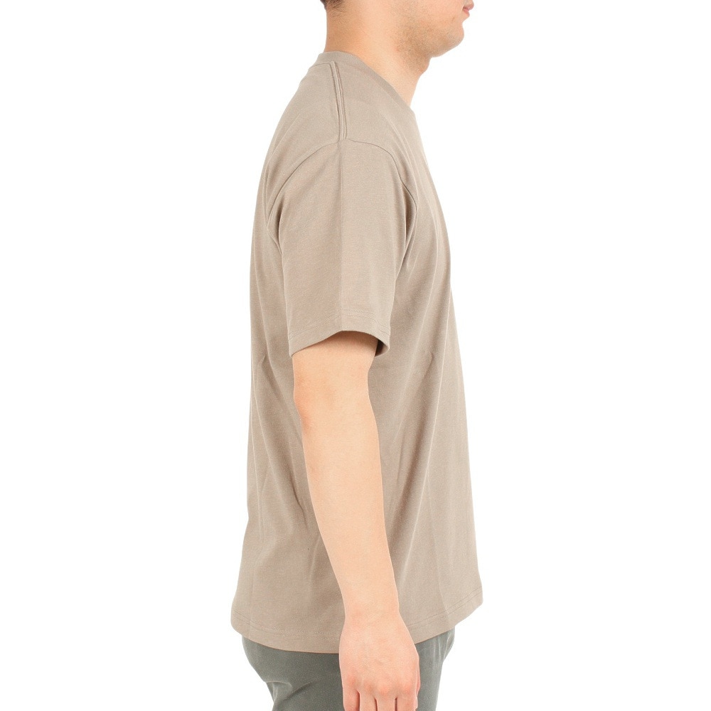 ザ・ノース・フェイス（THE NORTH FACE）（メンズ）速乾 バックプリント 半袖Tシャツ TNF SQAR LOGO スクエアロゴ Tシャツ NT32334X TW ベージュ