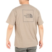 ノースフェイス（THE NORTH FACE）（メンズ）Tシャツ 半袖 TNF スクウェアロゴ Tシャツ NT32334X TW ベージュ S M L LL 3L