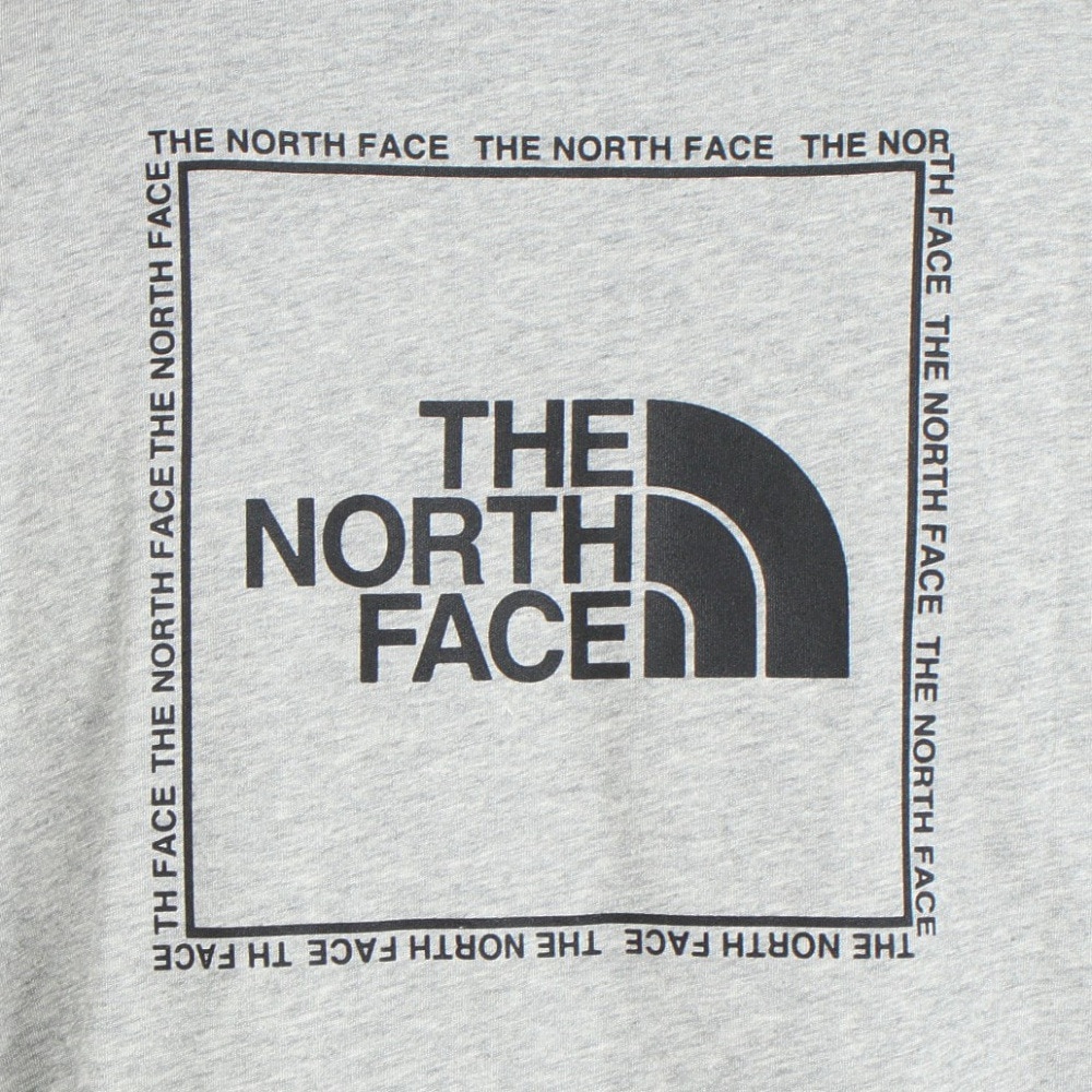 ザ・ノース・フェイス（THE NORTH FACE）（メンズ）Tシャツ 半袖 TNF スクエア ロゴTシャツ NT32334X Z グレー SS S M L LL 3L
