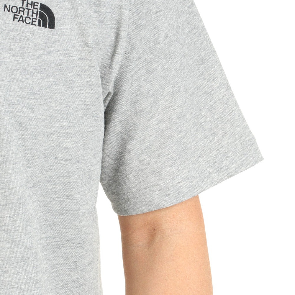 ザ・ノース・フェイス（THE NORTH FACE）（メンズ）Tシャツ 半袖 TNF スクエア ロゴTシャツ NT32334X Z グレー SS S M L LL 3L