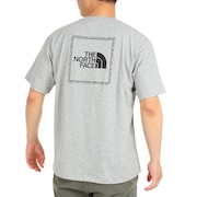 ノースフェイス（THE NORTH FACE）（メンズ）Tシャツ 半袖 TNF スクエア ロゴTシャツ NT32334X Z グレー SS S M L LL 3L