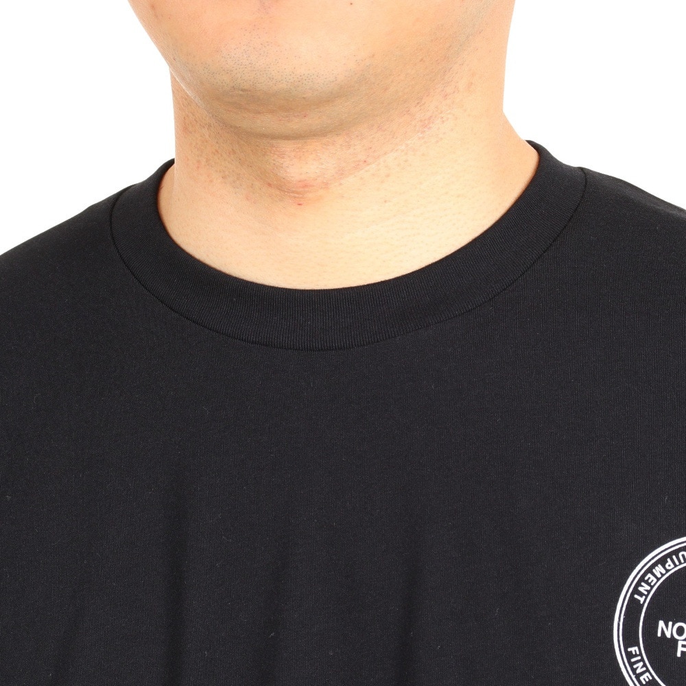 ザ・ノース・フェイス（THE NORTH FACE）（メンズ）Tシャツ 半袖 シンプルロゴTシャツ NT32335X 黒 ブラック S M L LL 3L