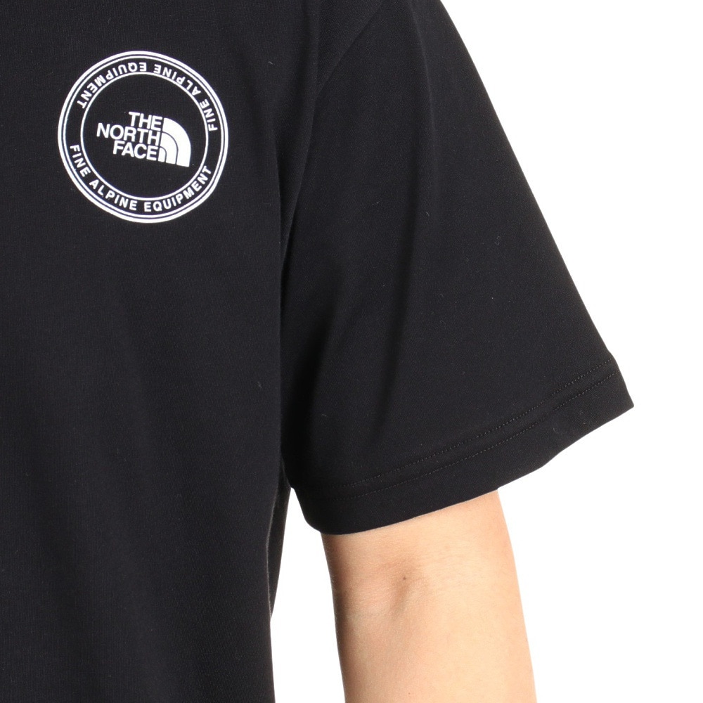 ザ・ノース・フェイス（THE NORTH FACE）（メンズ）Tシャツ 半袖 シンプルロゴTシャツ NT32335X 黒 ブラック S M L LL 3L
