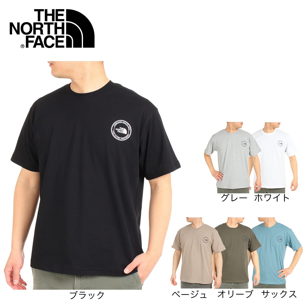 ザ・ノース・フェイス（THE NORTH FACE）（メンズ）Tシャツ 半袖 シンプルロゴ Tシャツ NT32335X 白 ホワイト S M L LL 3L