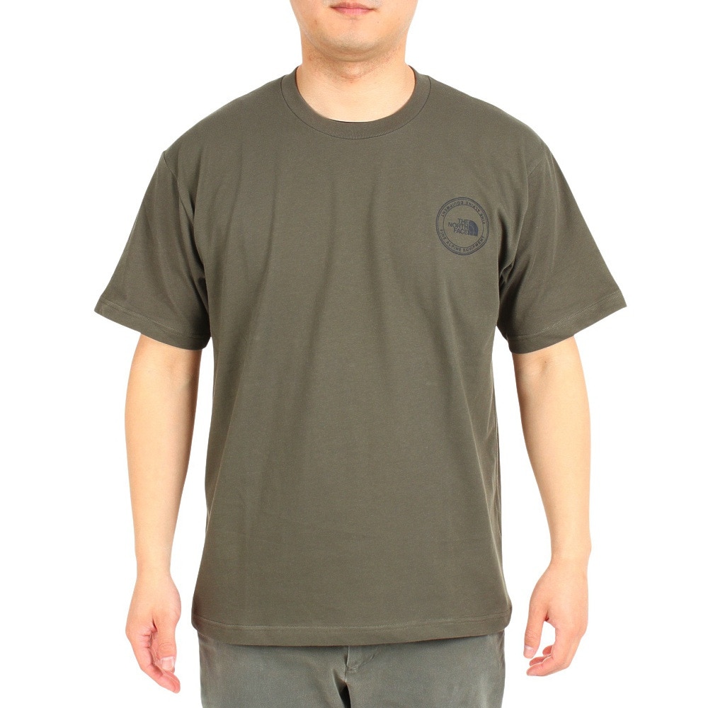 ザ・ノース・フェイス（THE NORTH FACE）（メンズ）Tシャツ 半袖 シンプルロゴ Tシャツ NT32335X NT オリーブ S M L LL 3L