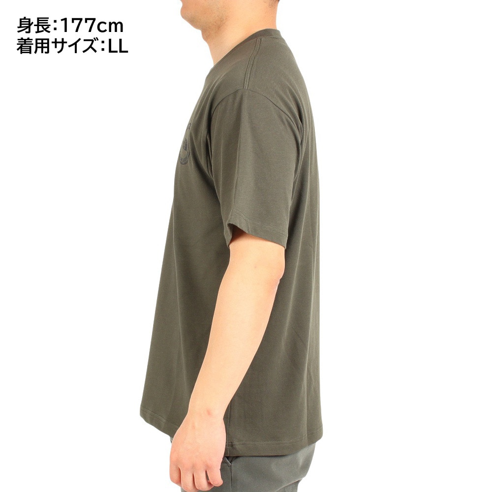 ザ・ノース・フェイス（THE NORTH FACE）（メンズ）Tシャツ 半袖 シンプルロゴ Tシャツ NT32335X NT オリーブ S M L LL 3L
