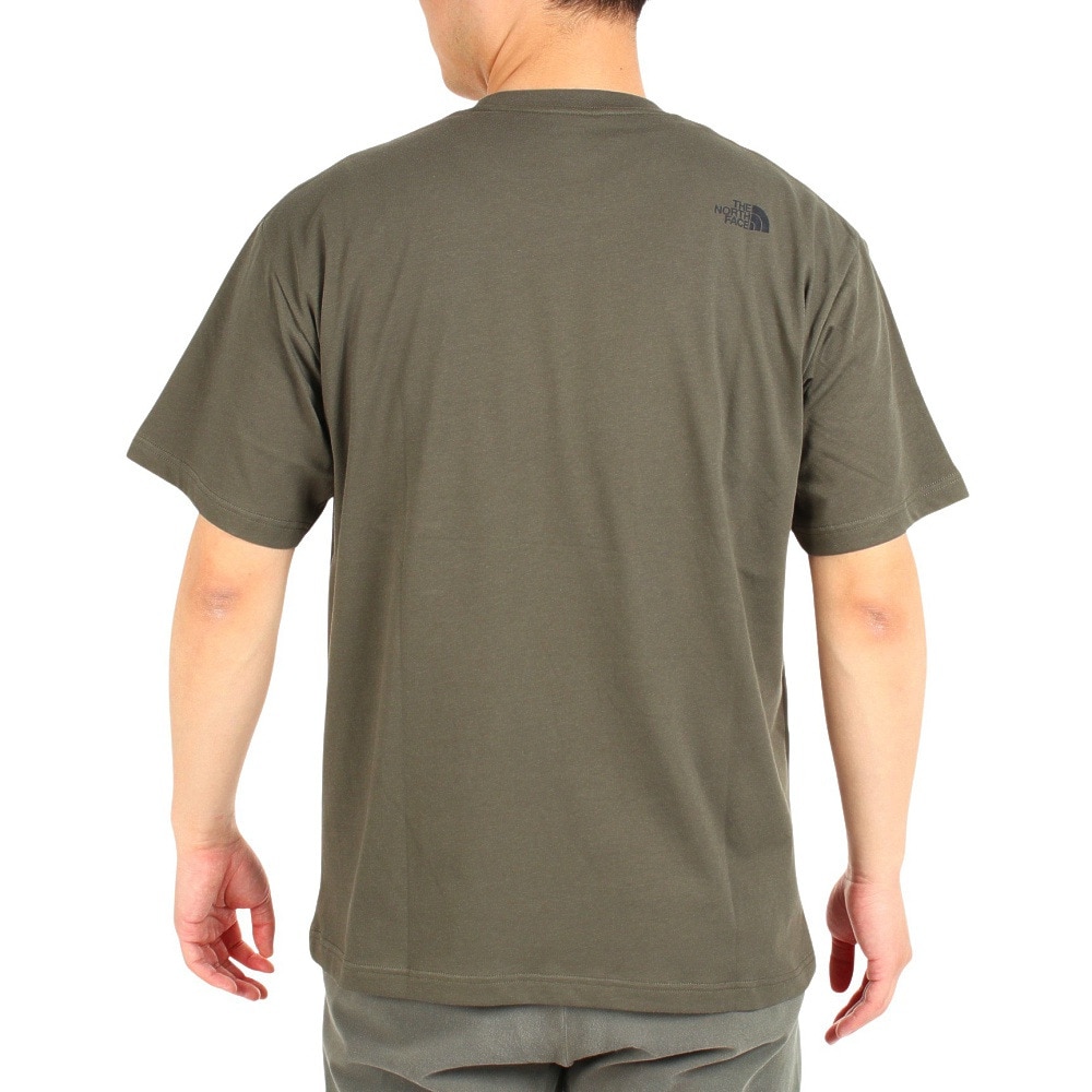 ザ・ノース・フェイス（THE NORTH FACE）（メンズ）Tシャツ 半袖 シンプルロゴ Tシャツ NT32335X NT オリーブ S M L LL 3L