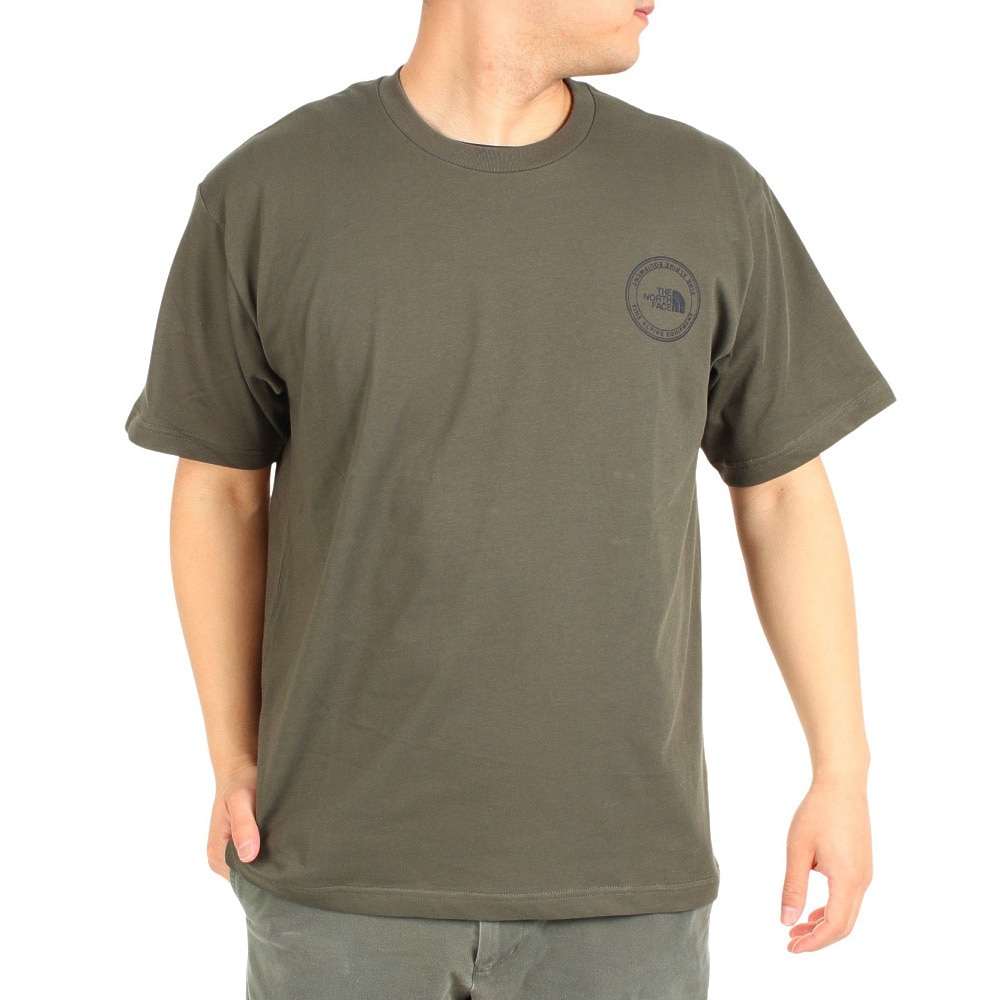 ザ・ノース・フェイス（THE NORTH FACE）（メンズ）Tシャツ 半袖 シンプルロゴ Tシャツ NT32335X NT オリーブ S M L LL 3L