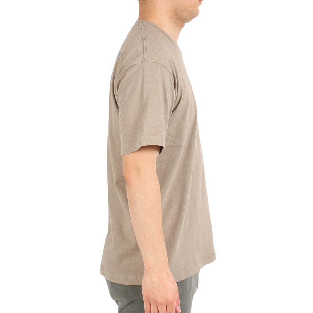 ザ・ノース・フェイス（THE NORTH FACE）（メンズ）Tシャツ 半袖シンプルロゴ Tシャツ NT32335X TW ベージュ S M L LL 3L