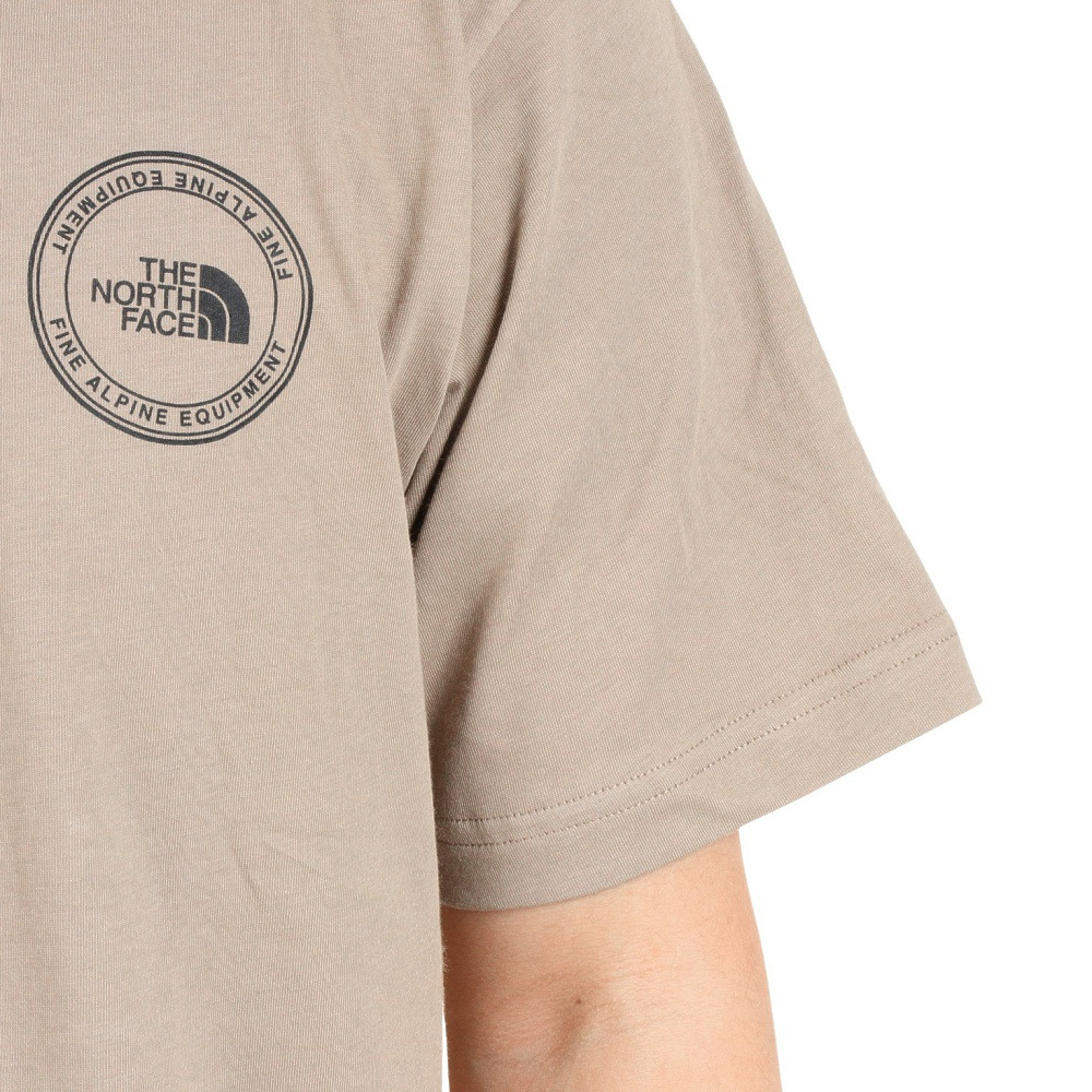 ザ・ノース・フェイス（THE NORTH FACE）（メンズ）Tシャツ 半袖シンプルロゴ Tシャツ NT32335X TW ベージュ S M L LL 3L