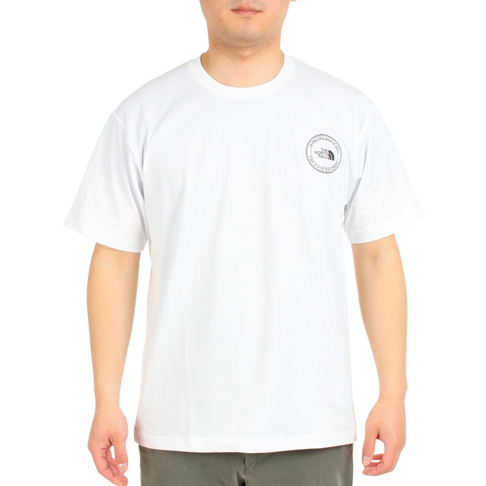 ザ・ノース・フェイス（THE NORTH FACE）（メンズ）Tシャツ 半袖 シンプルロゴ Tシャツ NT32335X 白 ホワイト S M L LL 3L