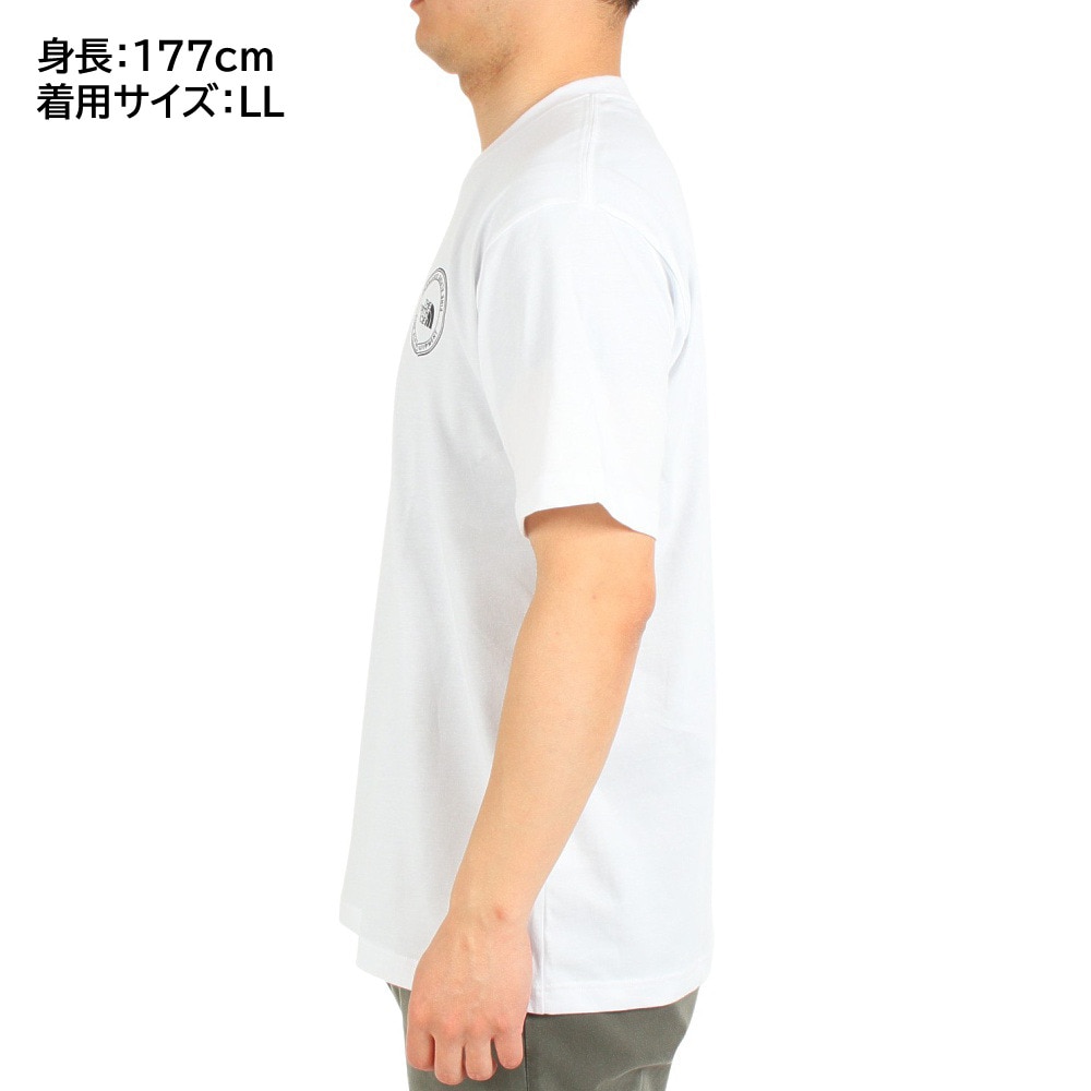 ザ・ノース・フェイス（THE NORTH FACE）（メンズ）Tシャツ 半袖 シンプルロゴ Tシャツ NT32335X 白 ホワイト S M L LL 3L