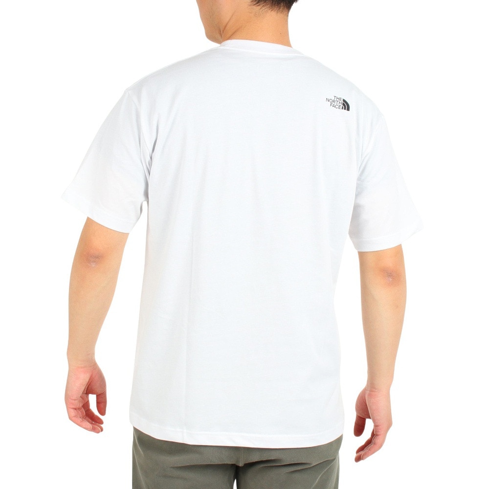 ザ・ノース・フェイス（THE NORTH FACE）（メンズ）Tシャツ 半袖 シンプルロゴ Tシャツ NT32335X 白 ホワイト S M L LL 3L