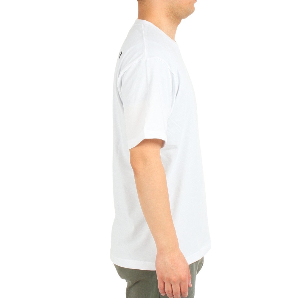 ザ・ノース・フェイス（THE NORTH FACE）（メンズ）Tシャツ 半袖 シンプルロゴ Tシャツ NT32335X 白 ホワイト S M L LL 3L