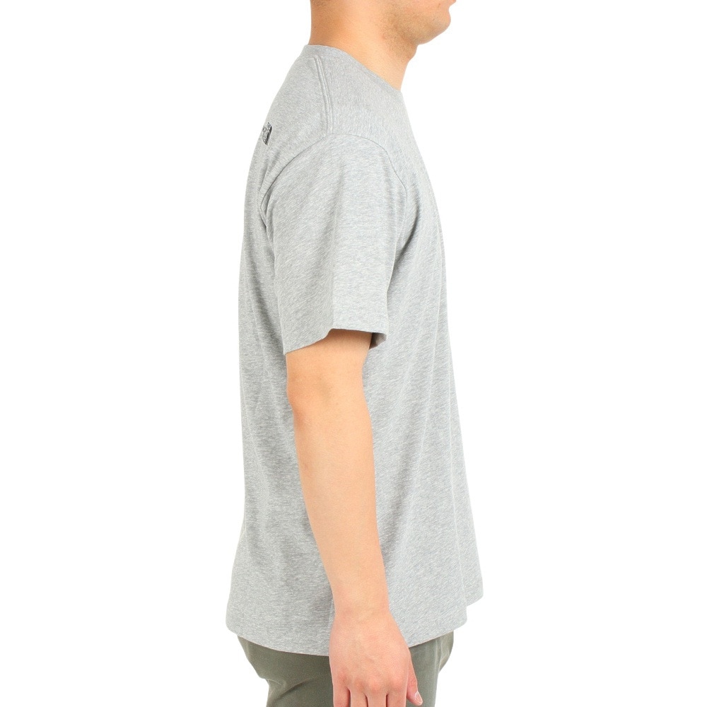 ザ・ノース・フェイス（THE NORTH FACE）（メンズ）Tシャツ 半袖 シンプルロゴ Tシャツ NT32335X Z グレー S M L LL 3L