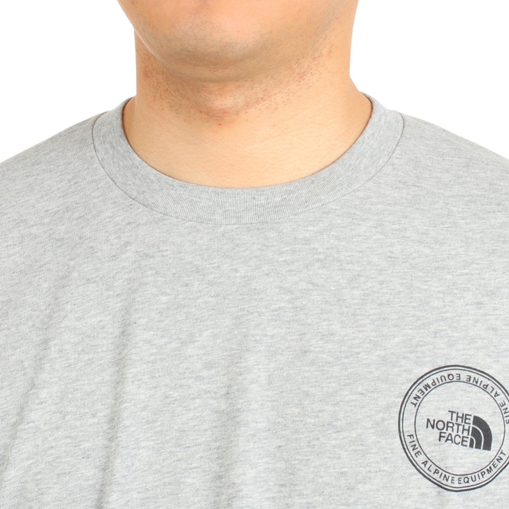 ザ・ノース・フェイス（THE NORTH FACE）（メンズ）Tシャツ 半袖 シンプルロゴ Tシャツ NT32335X Z グレー S M L LL 3L