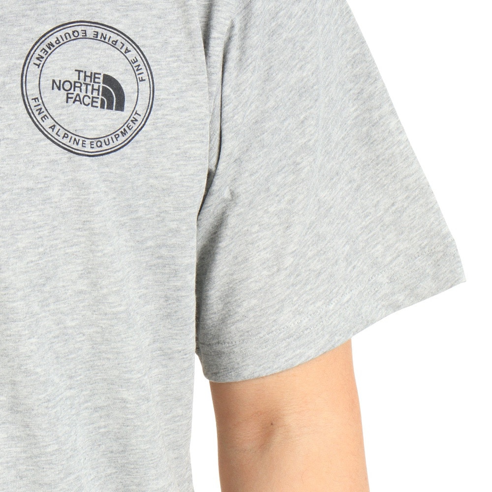 ザ・ノース・フェイス（THE NORTH FACE）（メンズ）Tシャツ 半袖 シンプルロゴ Tシャツ NT32335X Z グレー S M L LL 3L