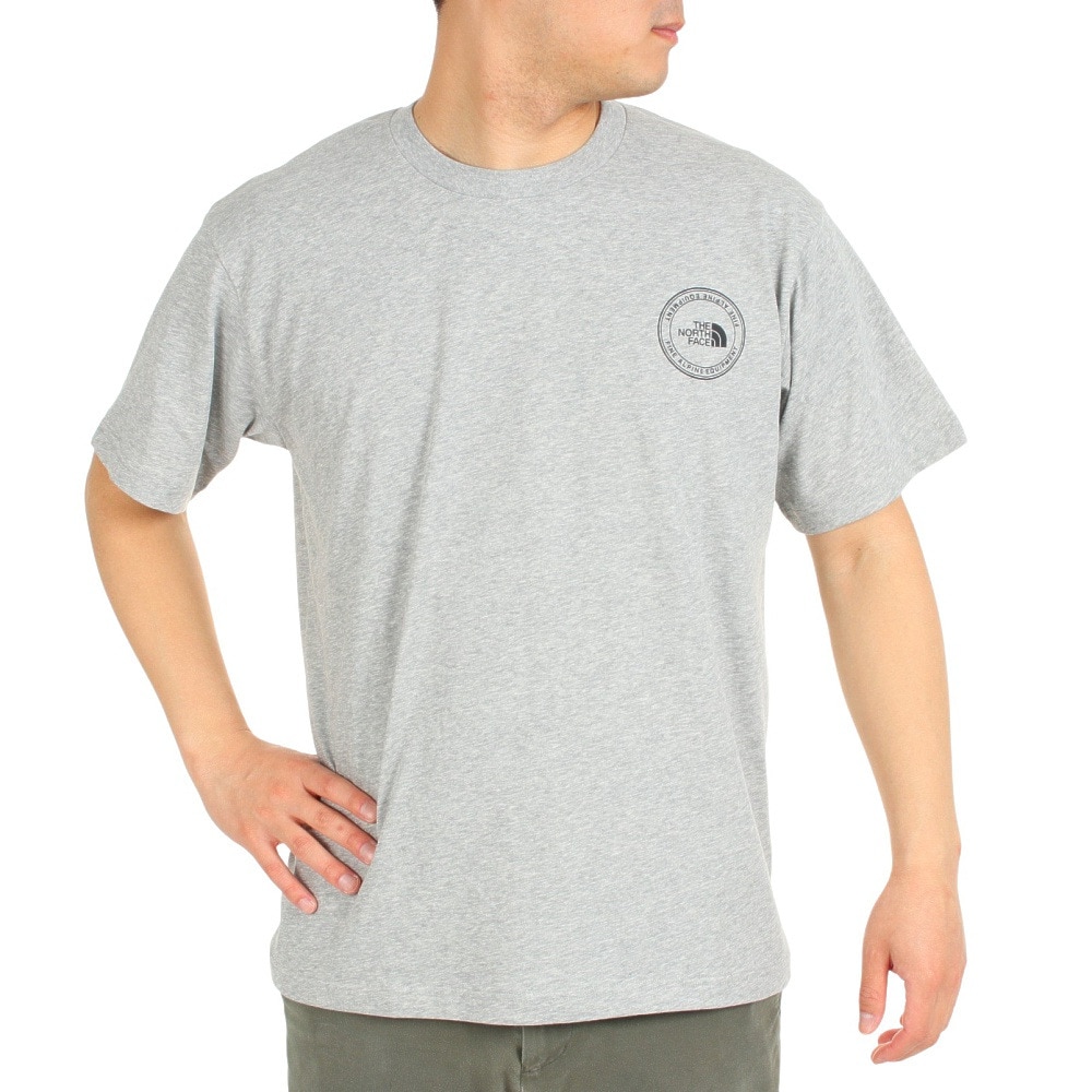 ノースフェイス（THE NORTH FACE）（メンズ）半袖Tシャツ シンプルロゴ Tシャツ NT32335X Z グレー S M L LL 3L