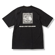 ノースフェイス（THE NORTH FACE）（メンズ）半袖 Tシャツ ショートスリーブバンダナスクエアロゴティー ブラック NT32349 K