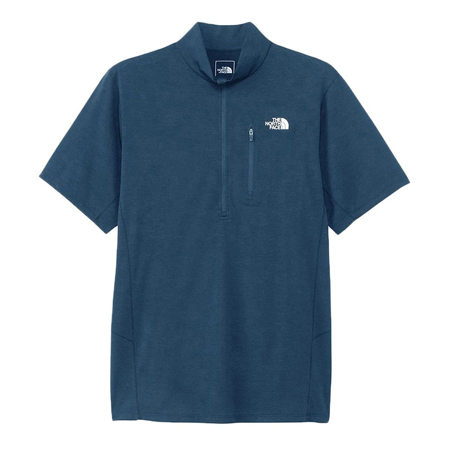 ザ・ノース・フェイス（THE NORTH FACE）（メンズ）半袖Tシャツ ショートスリーブ フラッシュドライ3D ジップアップ NT12202 UN