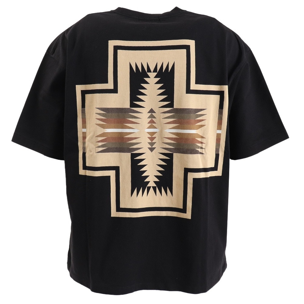 ペンドルトン（PENDLETON）（メンズ）半袖Tシャツ バックプリントTシャツ 19804409 Black ブラック