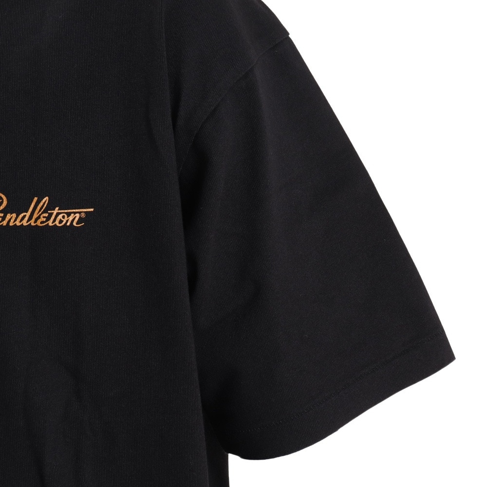ペンドルトン（PENDLETON）（メンズ）半袖Tシャツ バックプリントTシャツ 19804409 Black ブラック