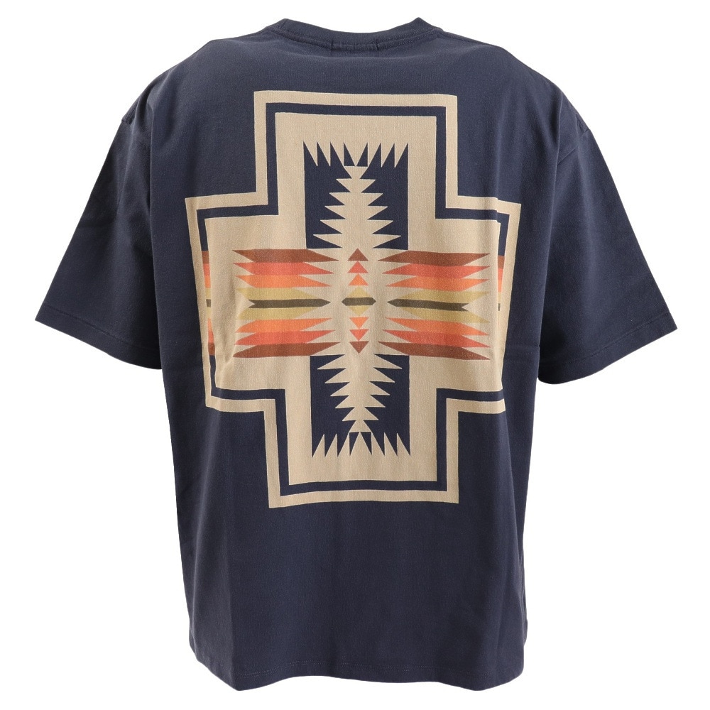 ペンドルトン（PENDLETON）（メンズ）半袖Tシャツ バックプリントTシャツ 19804409 Navy ネイビー