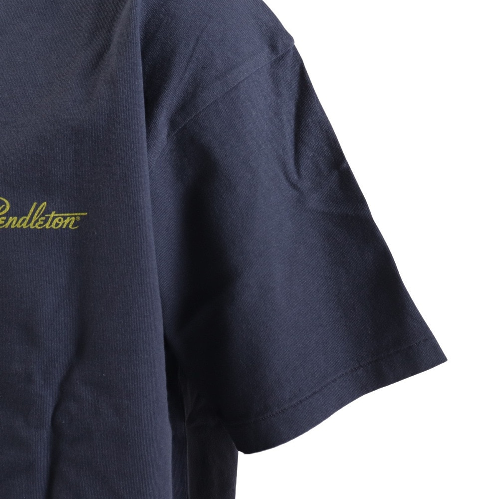 ペンドルトン（PENDLETON）（メンズ）半袖Tシャツ バックプリントTシャツ 19804409 Navy ネイビー