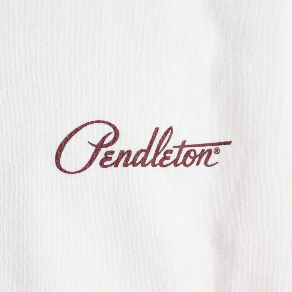 ペンドルトン（PENDLETON）（メンズ）半袖Tシャツ バックプリントTシャツ 19804409 O.Wht オフホワイト