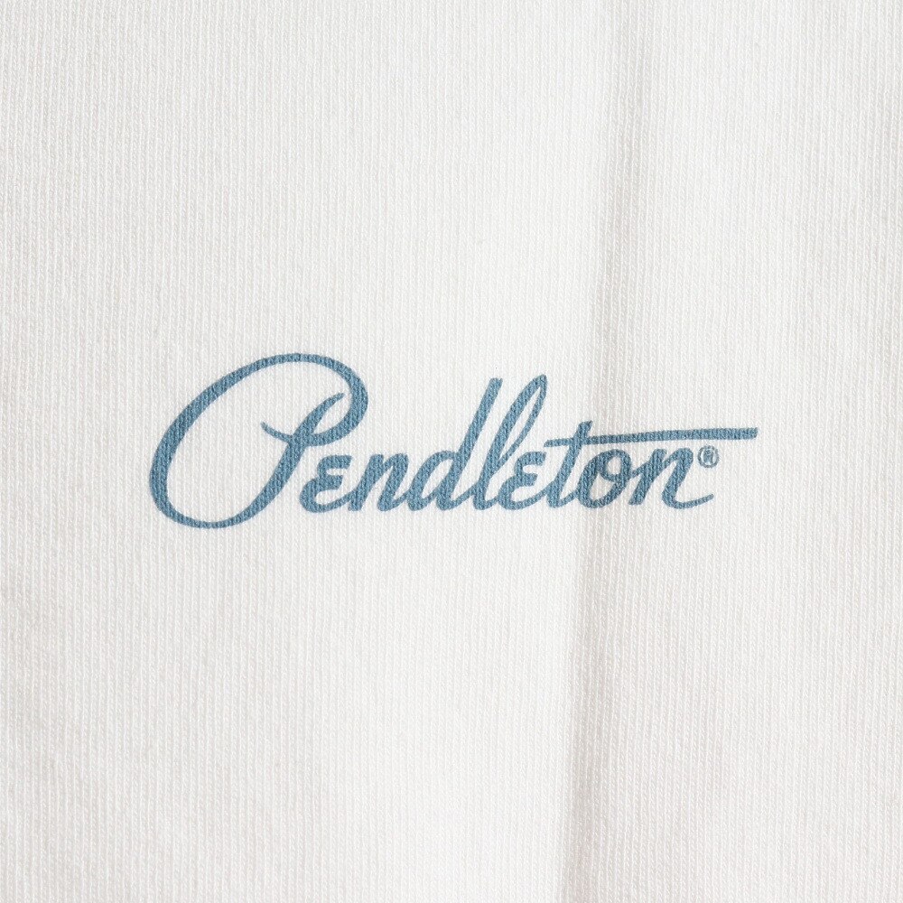 ペンドルトン（PENDLETON）（メンズ、レディース）半袖Tシャツ バックプリントTシャツ 19804409 O.Wht2 オフホワイト 