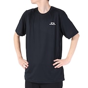 オークリー（OAKLEY）（メンズ）半袖Tシャツ ENHANCE メッシュ RC Tシャツ FOA404279-02E ブラック