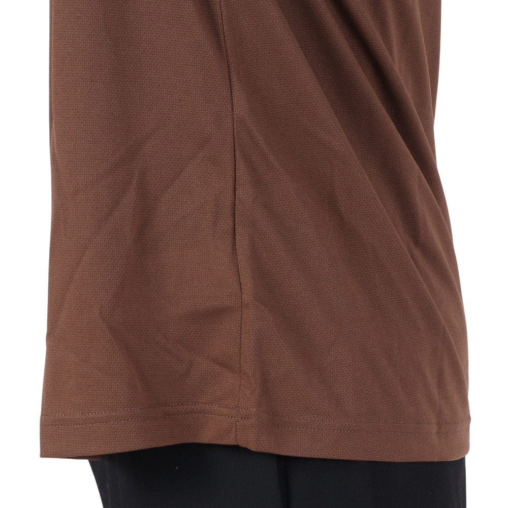オークリー（OAKLEY）（メンズ）吸汗 ストレッチ Tシャツ 半袖 ENHANCE メッシュ RC Tシャツ FOA404279-31V ブラウン