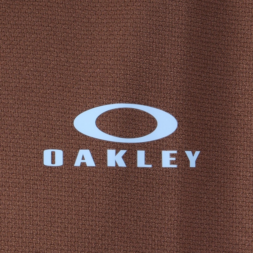 オークリー（OAKLEY）（メンズ）吸汗 ストレッチ Tシャツ 半袖 ENHANCE メッシュ RC Tシャツ FOA404279-31V ブラウン