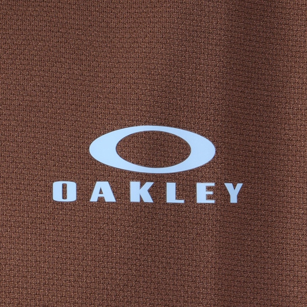 オークリー（OAKLEY）（メンズ）半袖Tシャツ ENHANCE メッシュ RC Tシャツ FOA404279-31V ブラウン