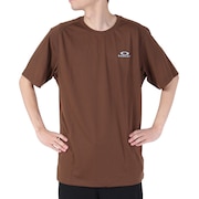 オークリー（OAKLEY）（メンズ）半袖Tシャツ ENHANCE メッシュ RC Tシャツ FOA404279-31V ブラウン