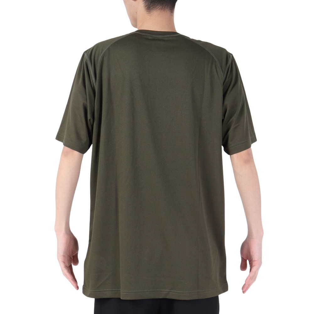 オークリー（OAKLEY）（メンズ）吸汗 ストレッチ 半袖Tシャツ ENHANCE メッシュ RC Tシャツ FOA404279-86L オリーブ