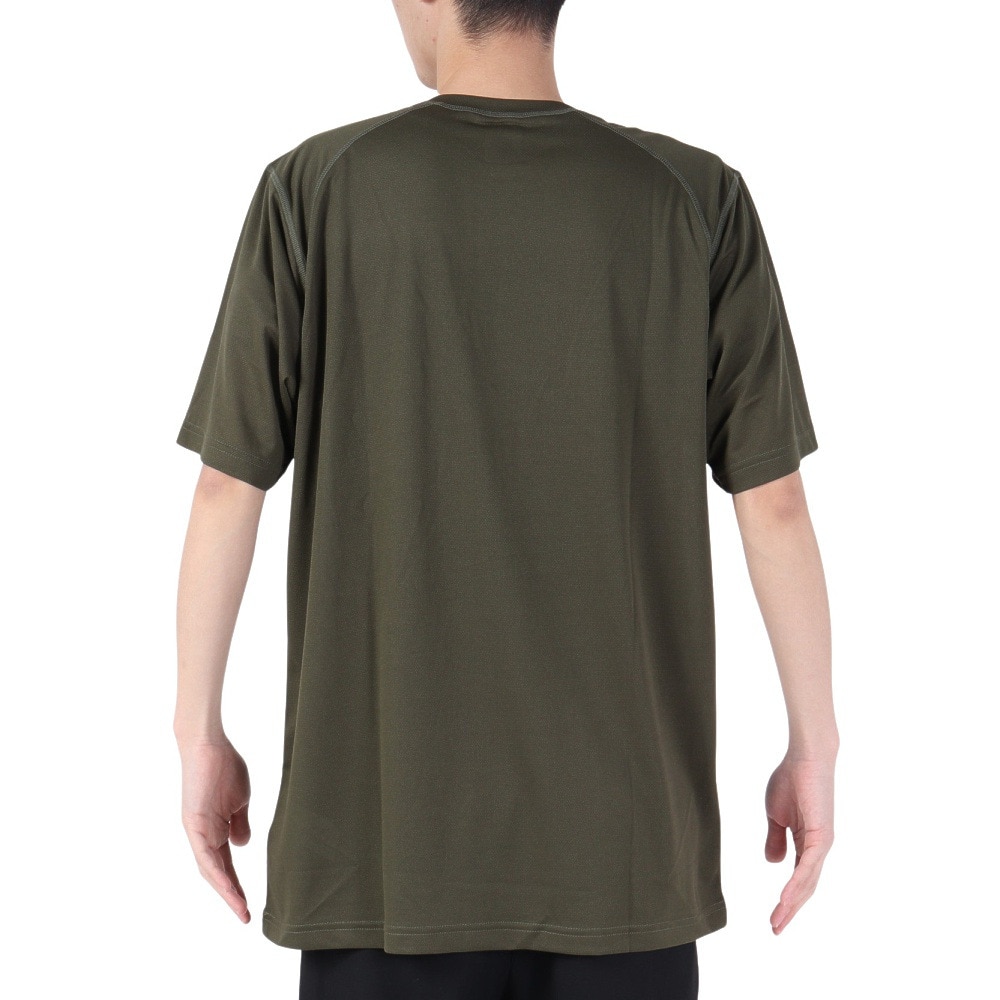 オークリー（OAKLEY）（メンズ）半袖Tシャツ ENHANCE メッシュ RC Tシャツ FOA404279-86L オリーブ