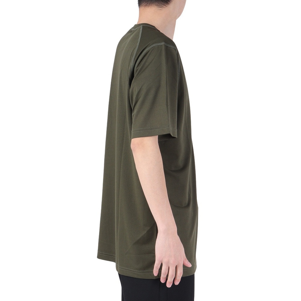 オークリー（OAKLEY）（メンズ）吸汗 ストレッチ 半袖Tシャツ ENHANCE メッシュ RC Tシャツ FOA404279-86L オリーブ