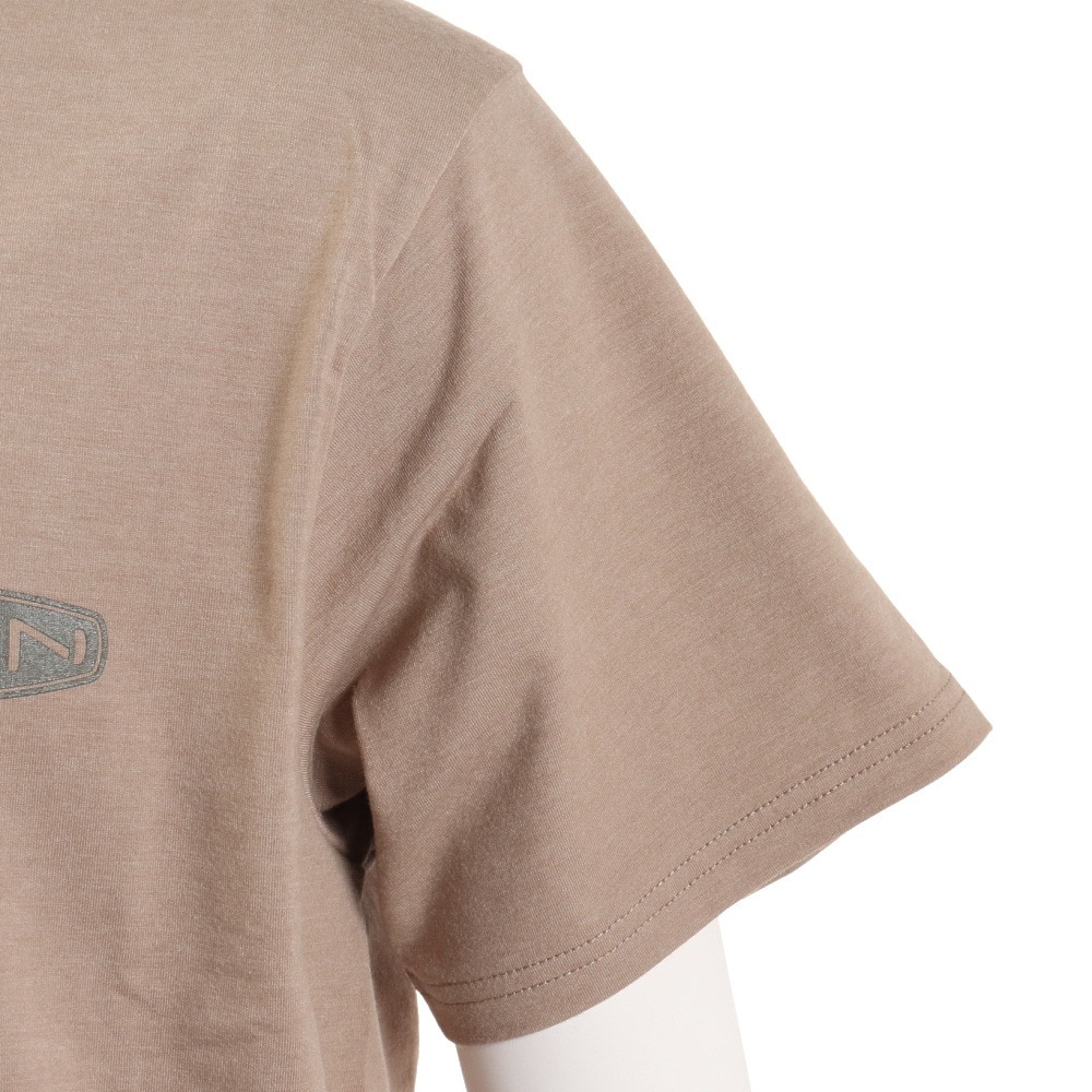 キーン（KEEN）（メンズ）半袖 Tシャツ ベージュ HARVEST TC TEE C&B LOGO 1028204