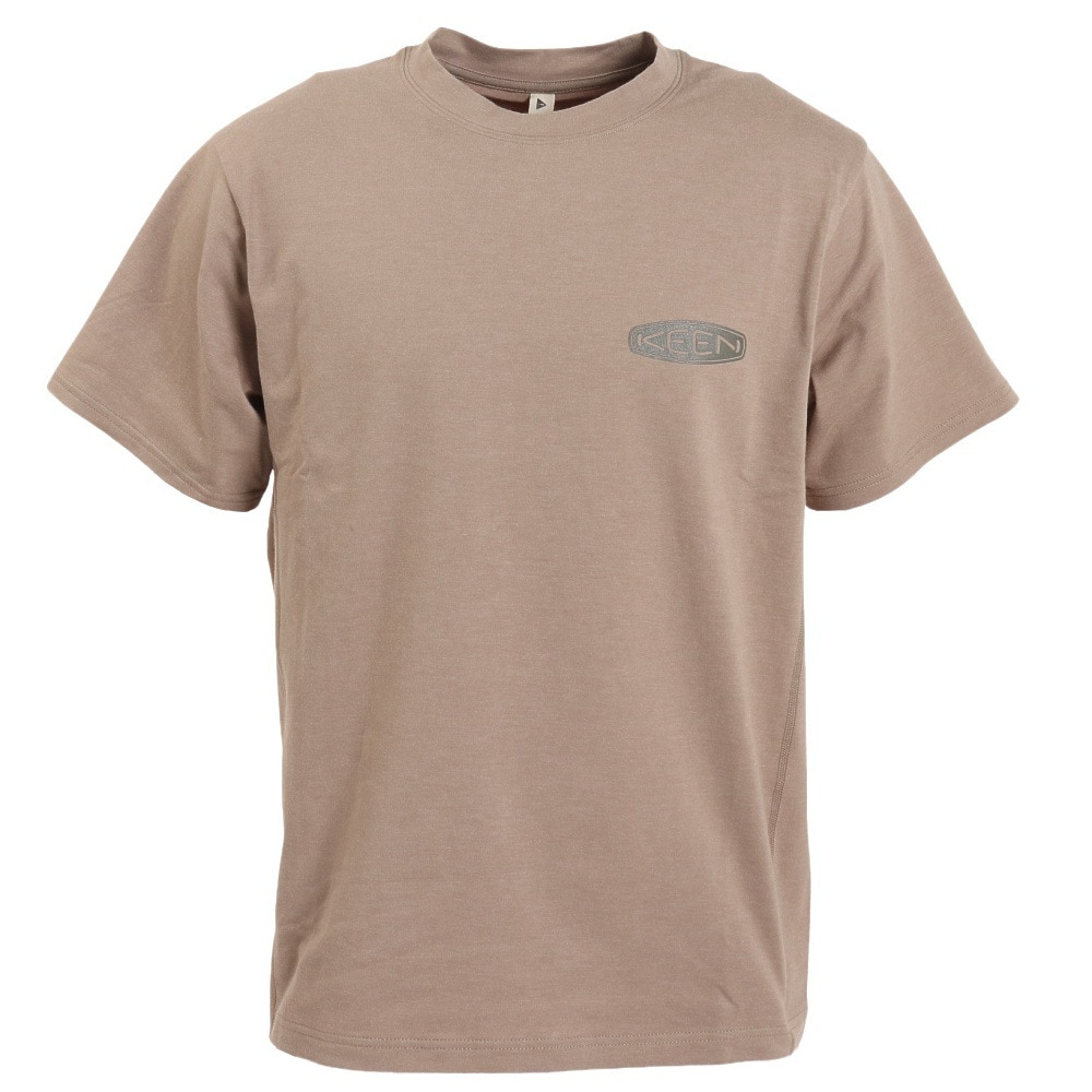 キーン（KEEN）（メンズ）半袖 Tシャツ ベージュ HARVEST TC TEE C&B LOGO 1028204