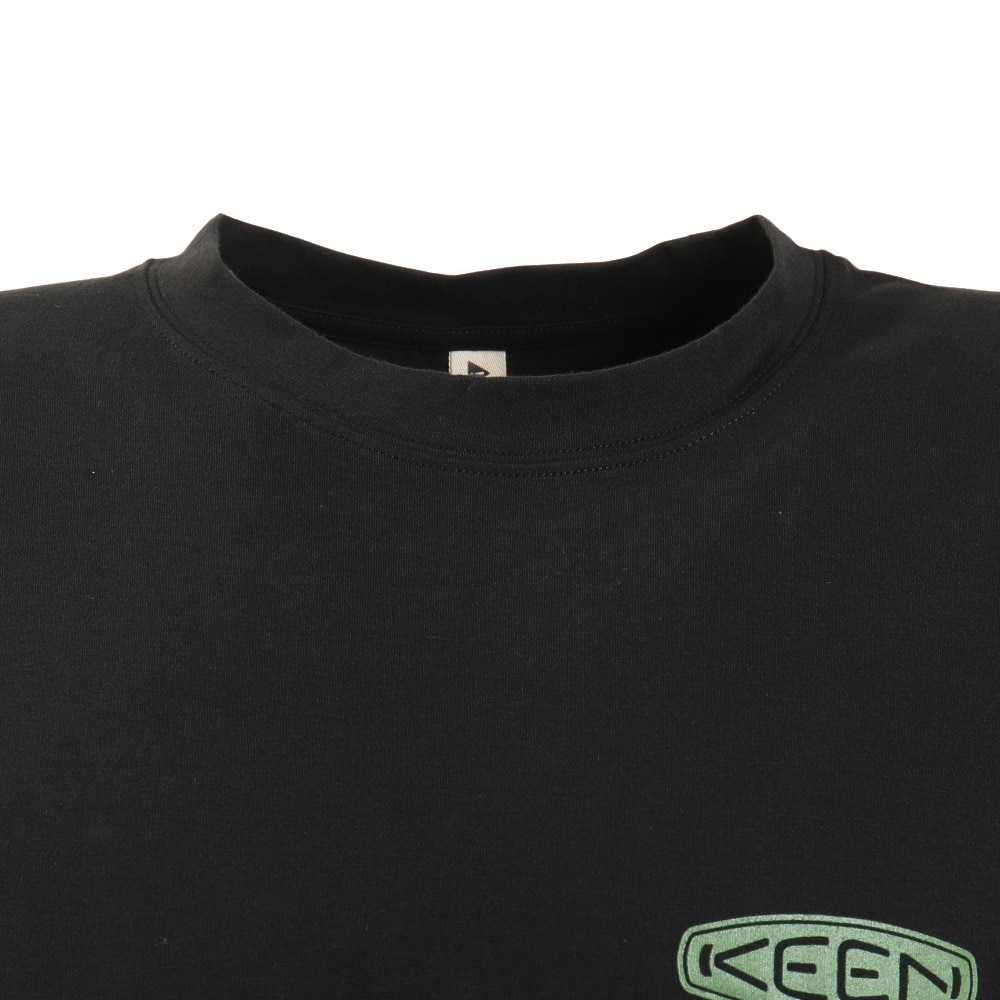 キーン（KEEN）（メンズ）半袖 Tシャツ ブラック HARVEST TC TEE C&B LOGO 1028206