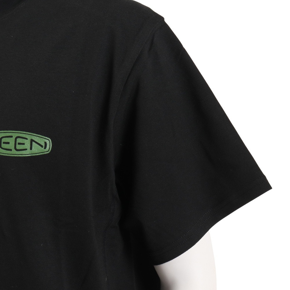 キーン（KEEN）（メンズ）半袖 Tシャツ ブラック HARVEST TC TEE C&B LOGO 1028206