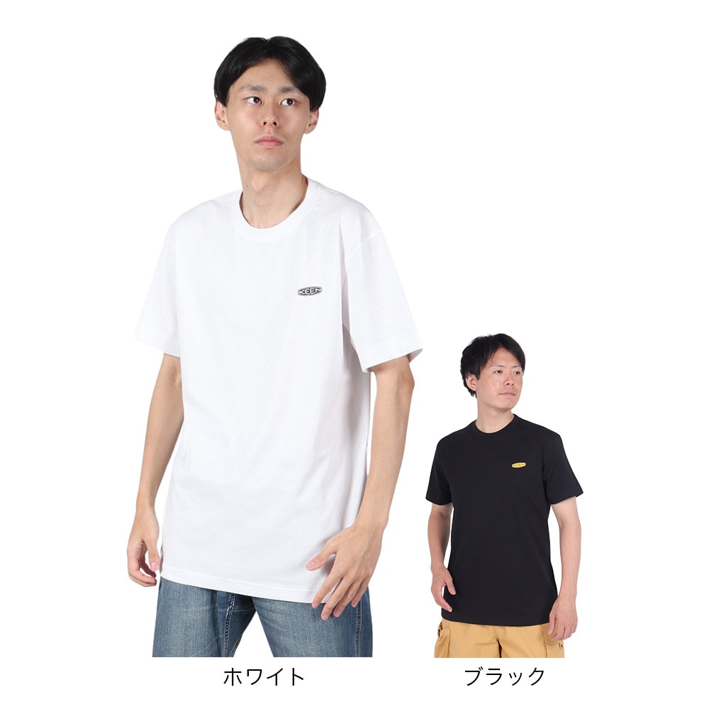 キーン（KEEN）（メンズ）半袖 Tシャツ ホワイト C&B LOGO 1028274