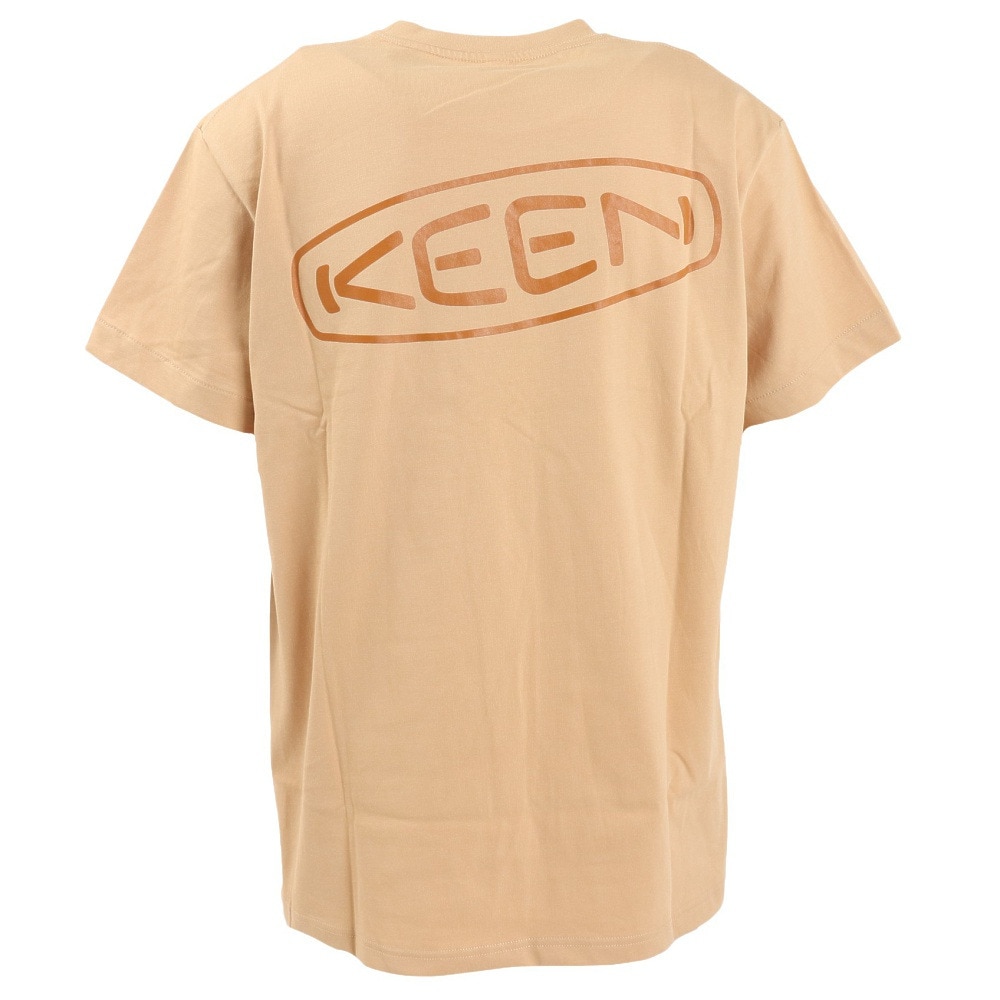 キーン（KEEN）（メンズ）半袖 Tシャツ ベージュ C&B LOGO 1028275